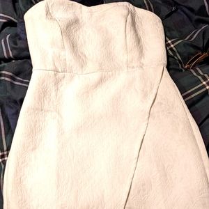 White Forever 21 mini dress.